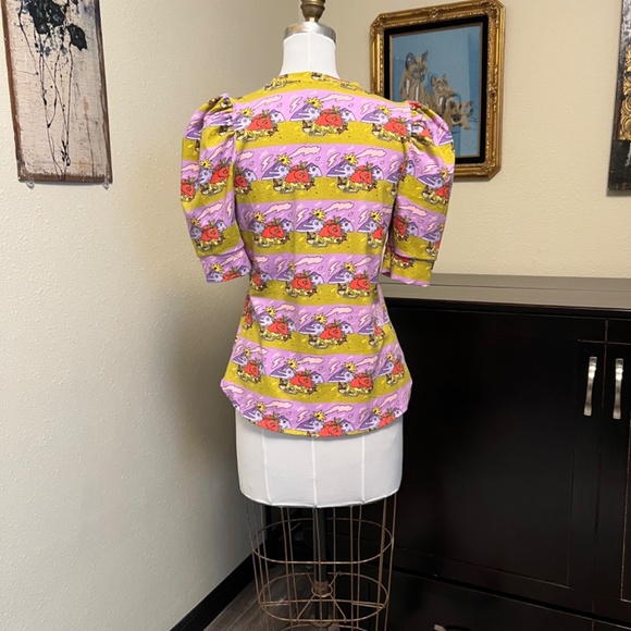 NWT Nooworks Jammin Puff Top size M - Picture 3 of 5